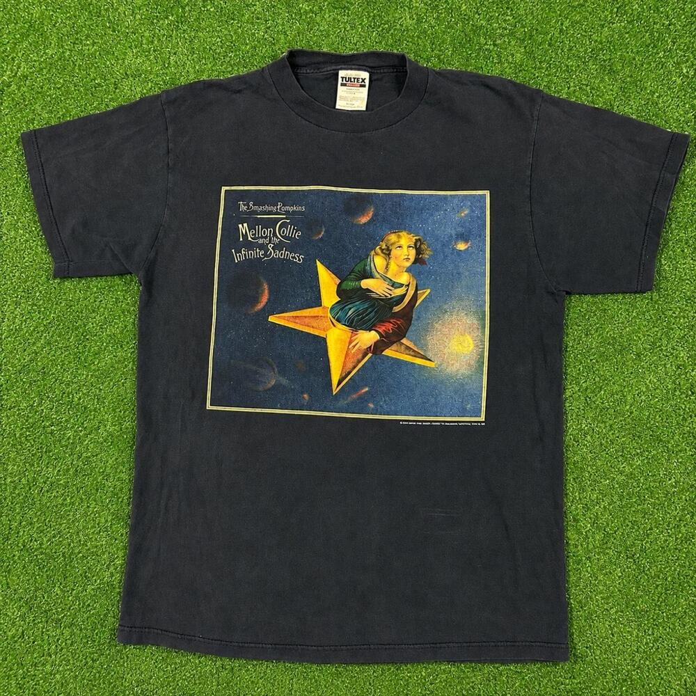 Smashing Pumpkins 1995 Mellon Collie Infinite Sadness Tour Tultex Tee L